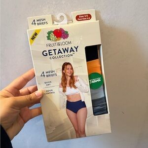 Fruit of the Loom Getaway Collection Mesh Briefs - Blue